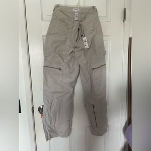 Low rise cargo pants